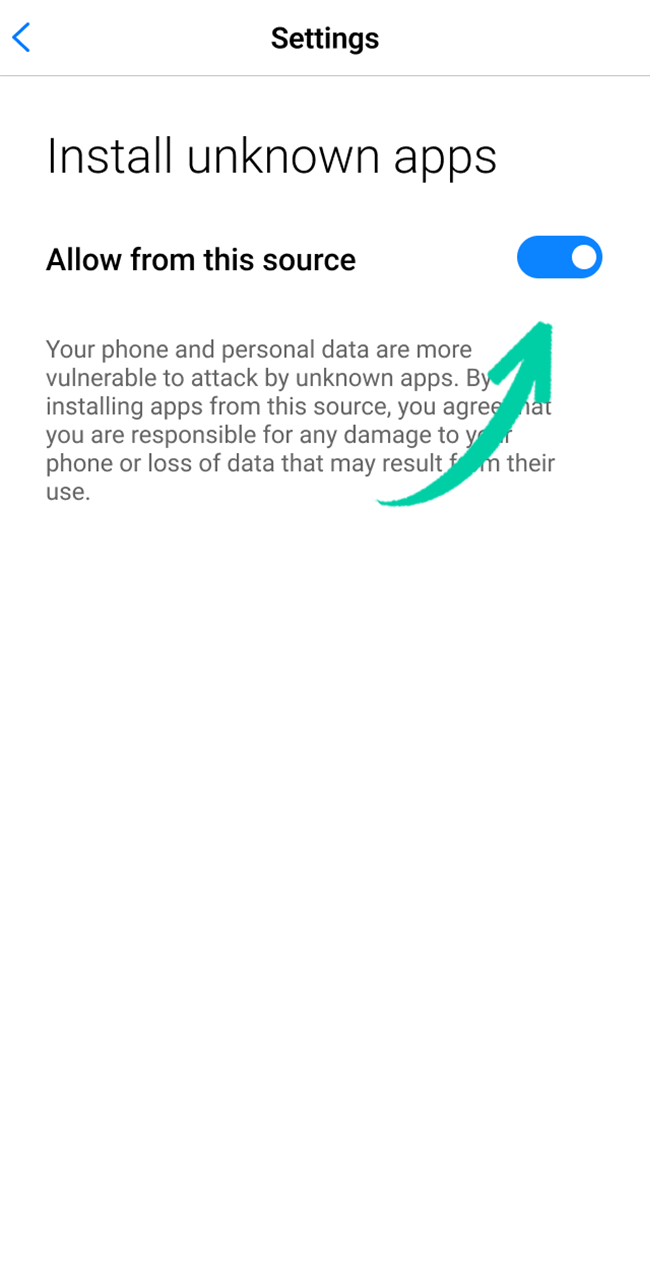 Open the Pin Up APK file and allow installation from unknown sources.