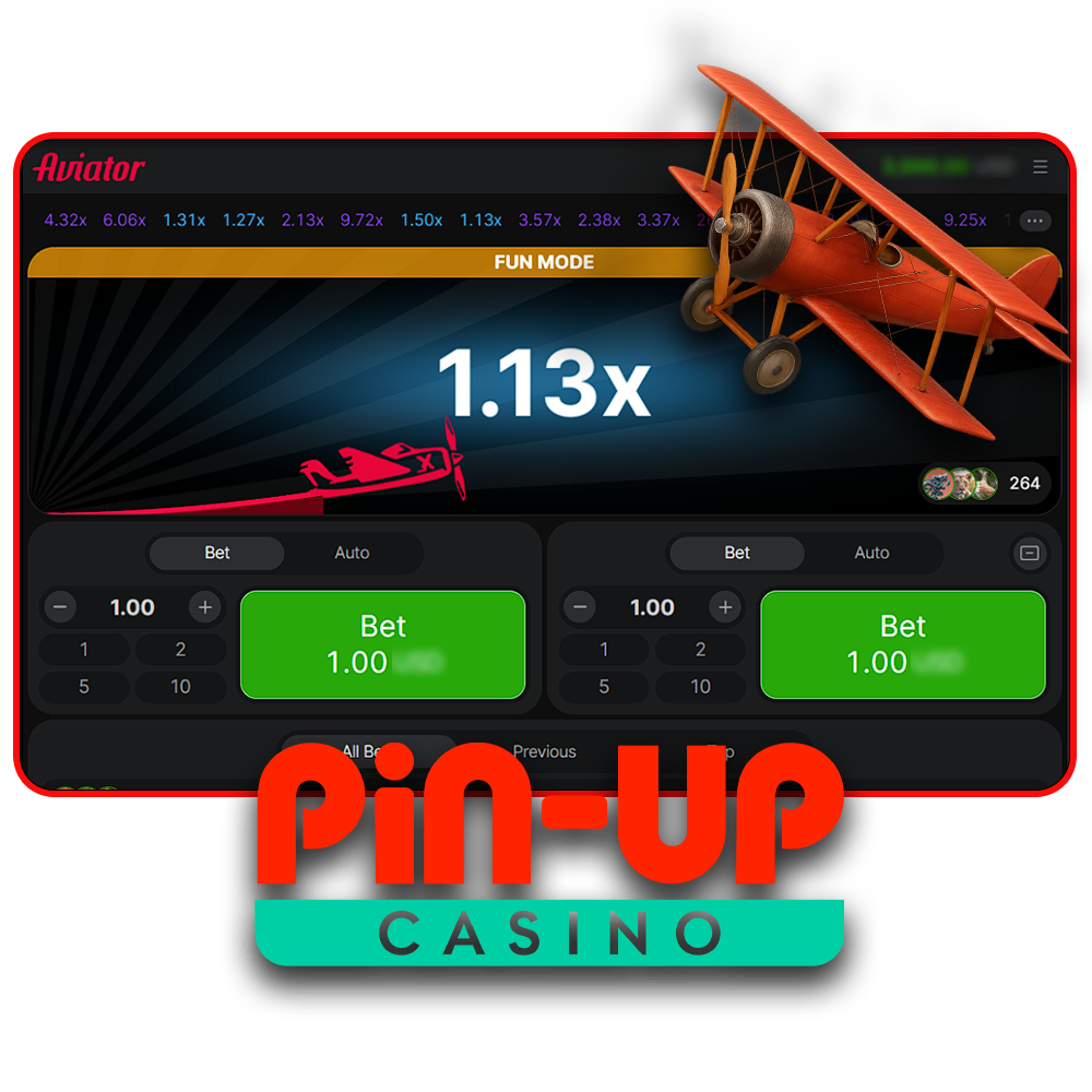 Play Aviator on the official Pin Up site for real rewards.