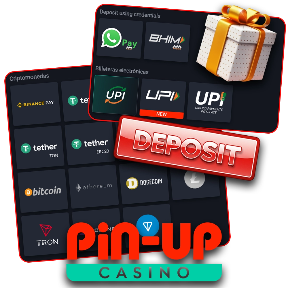 Make a secure deposit through the official Pin Up payment section.
