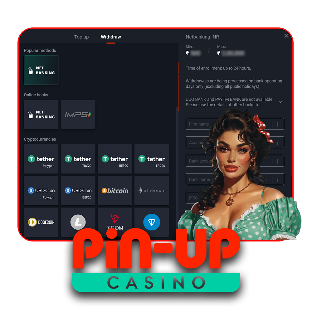 Withdraw your winnings quickly from the official Pin Up casino.
