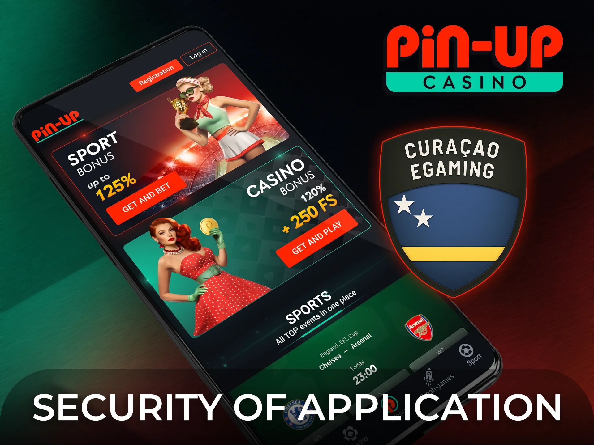 Learn about the advanced security of application protocols at Pin-Up.