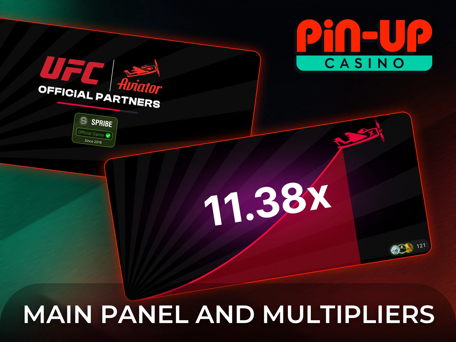Use the Aviator main panel and multipliers to track your wins.