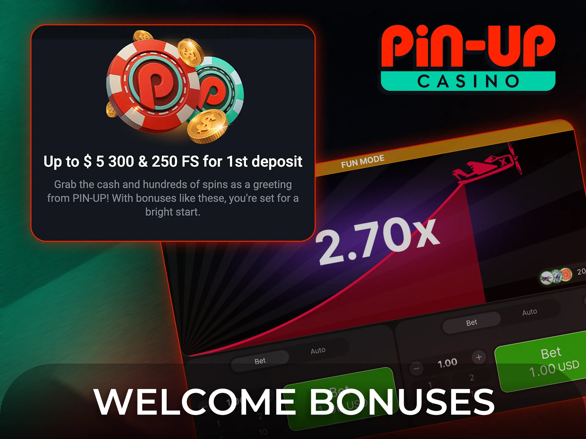 Claim welcome bonuses for new players to use in Aviator.