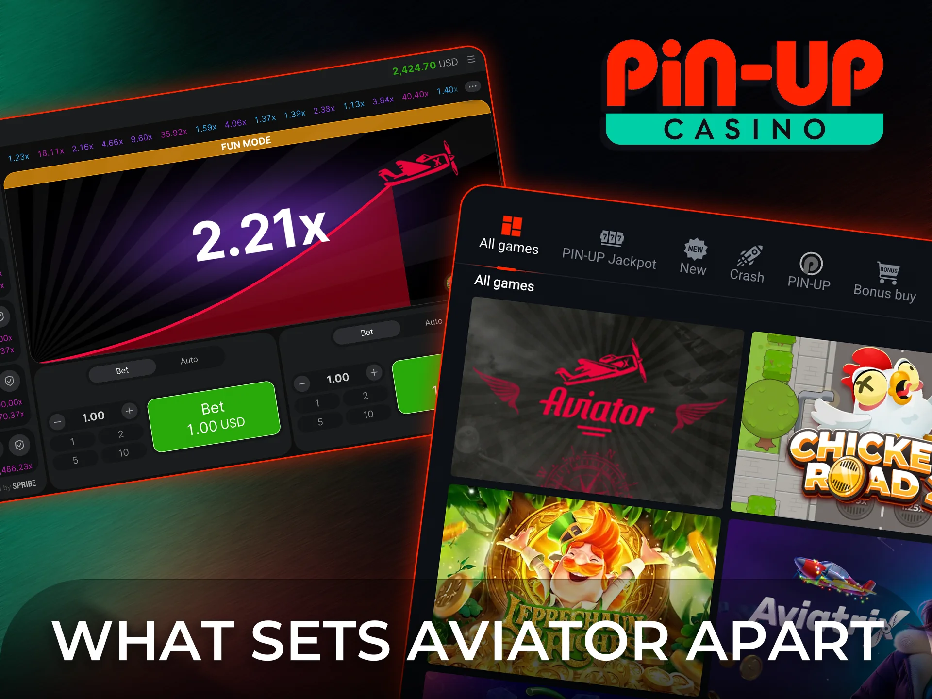 Discover what sets Pin-Up's Aviator game apart from other platforms.