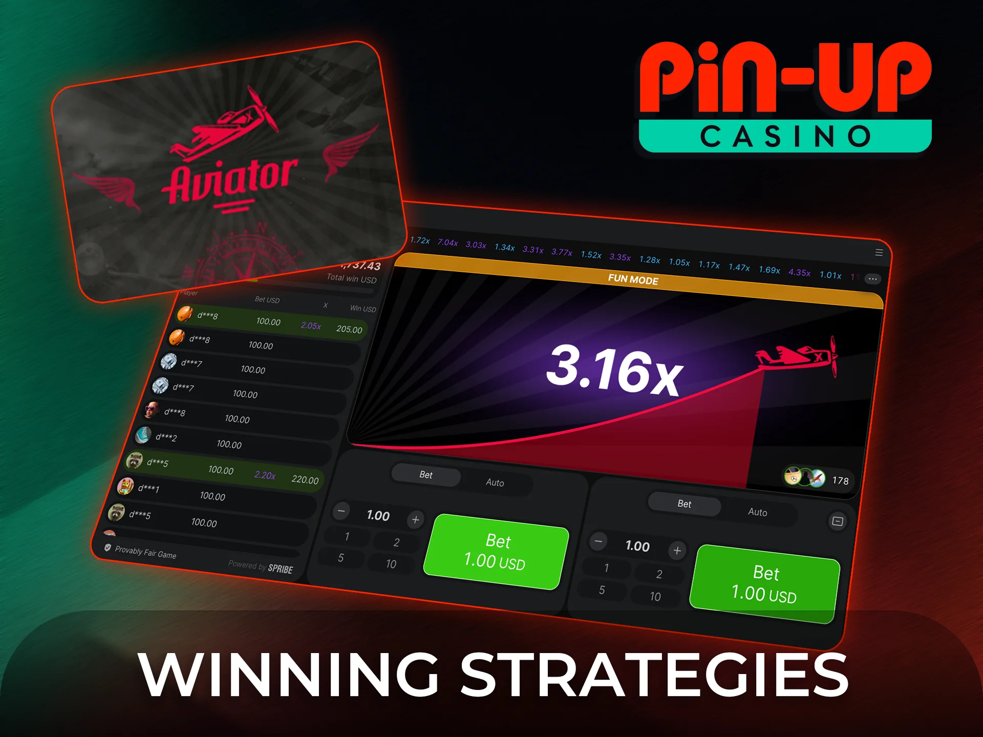 Implement proven Pin-Up Aviator winning strategies for higher odds.