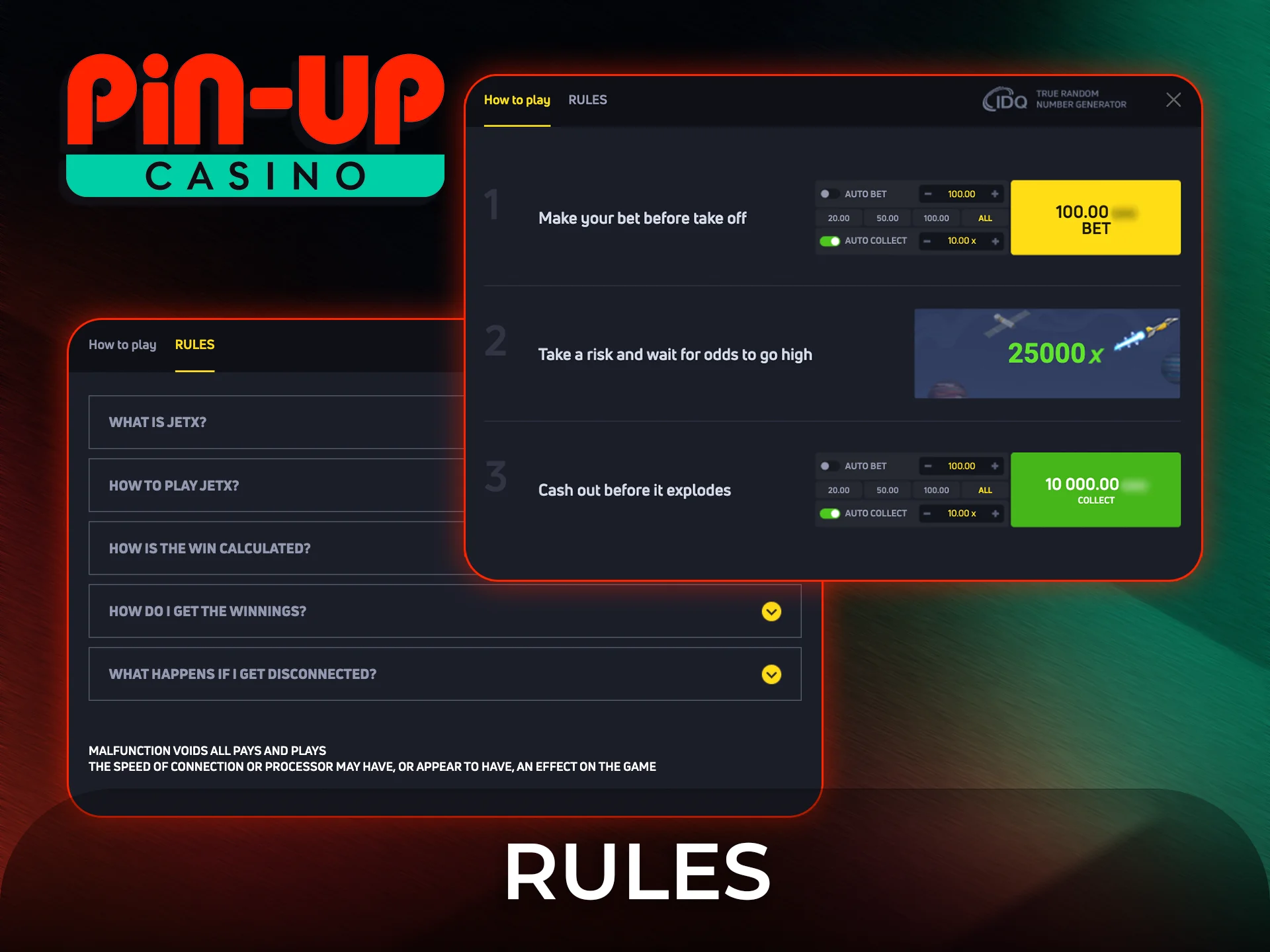 Study the official rules of JetX game to start winning.