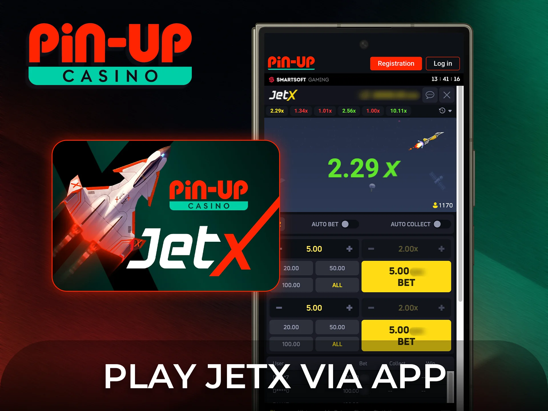 Find out how to play JetX via mobile application smoothly.