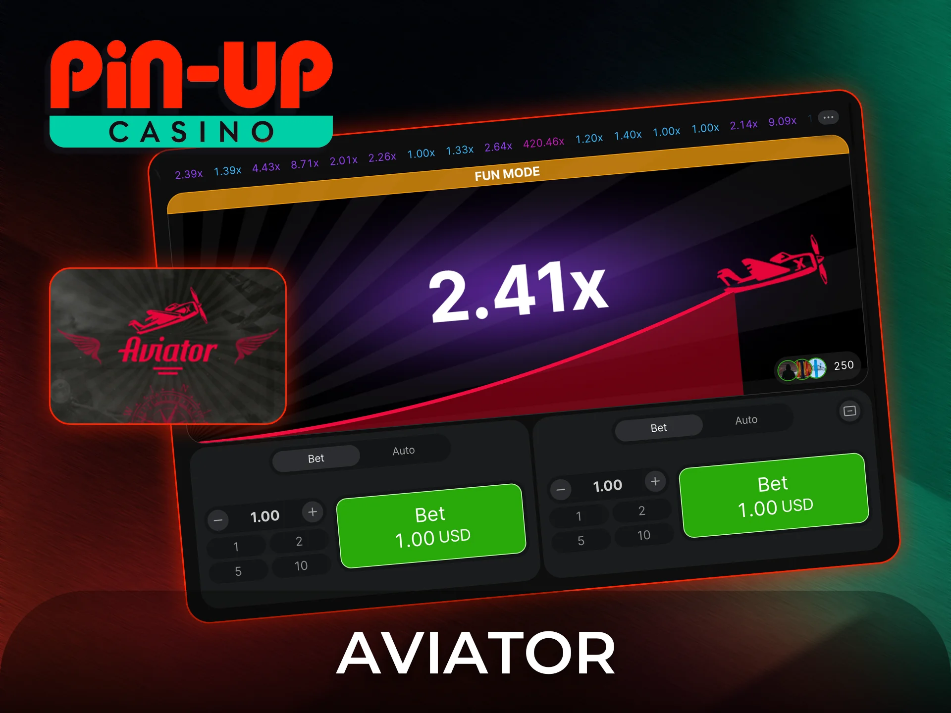 Experience the official Pin-Up Aviator game for instant winnings.
