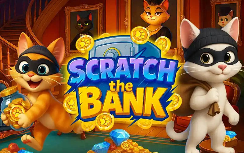 Reveal prizes in Scratch the Bank at Pin-Up.