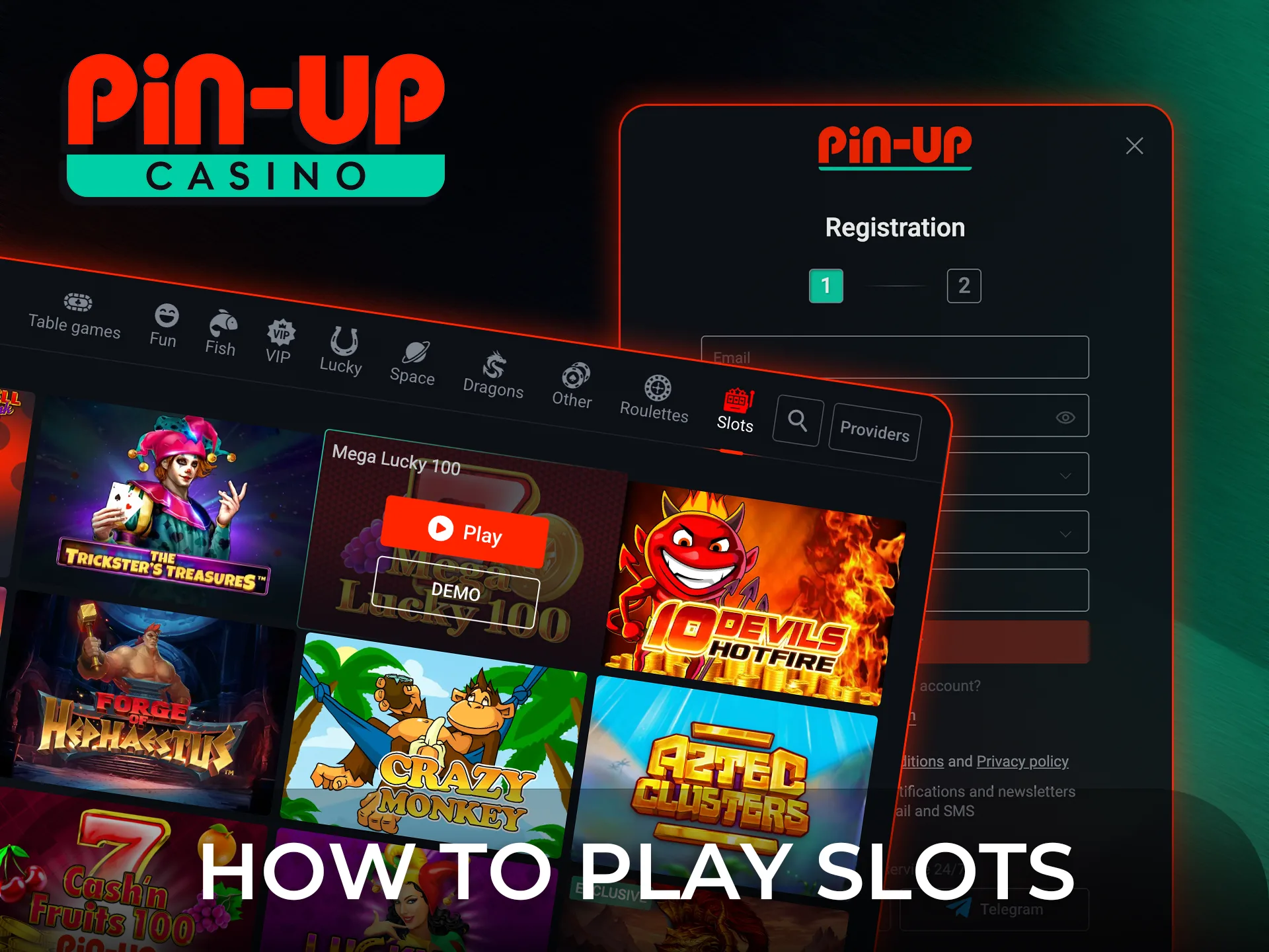 Learn how to play slots and start winning at Pin-Up.
